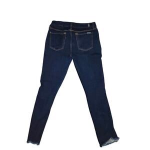 Vintage 7 SEVEN straight leg ankle cut off dark wash jeans size 29